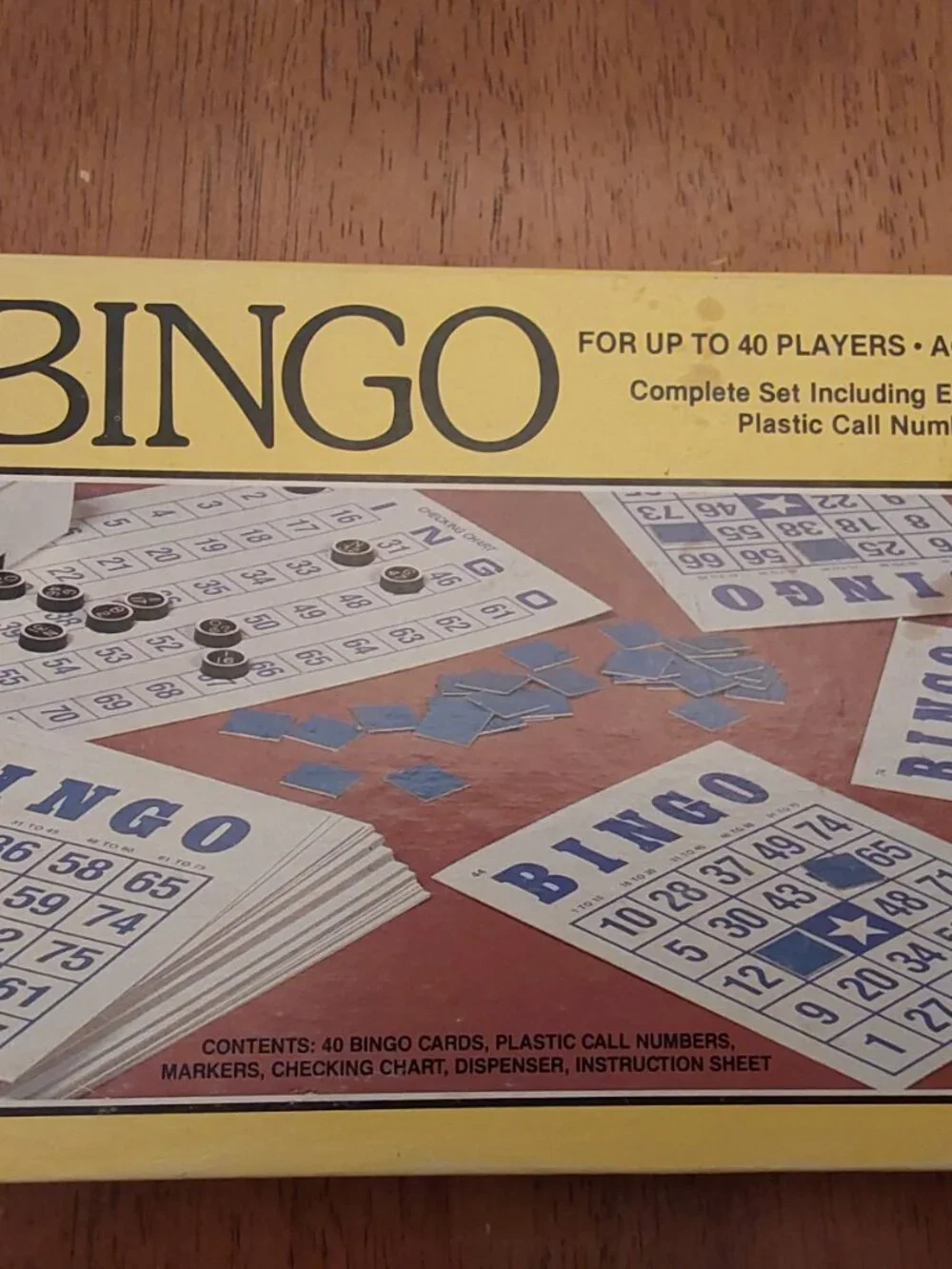 VINTAGE 1981 BINGO 40-Card Game by Whitman/Western Publishing LIKE NEW